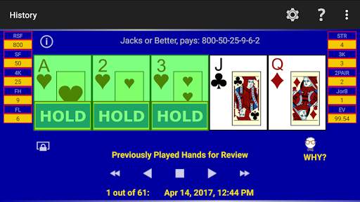 Play Perfect Video Poker Lite screenshot 6