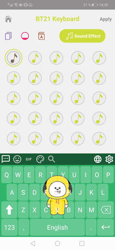 My Photo BT21 Keyboard screenshot 5