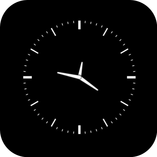 ikon Simple Clock Wallpaper