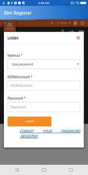 Sim Register screenshot 5