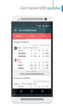 Live Cricket Score App screenshot 2