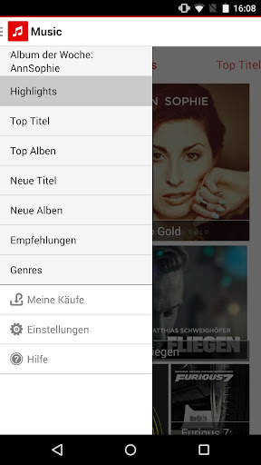 Vodafone Music Shop screenshot 1
