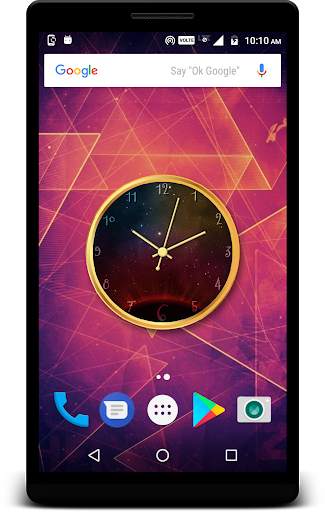 Galaxy Clock Live Wallpaper screenshot 4