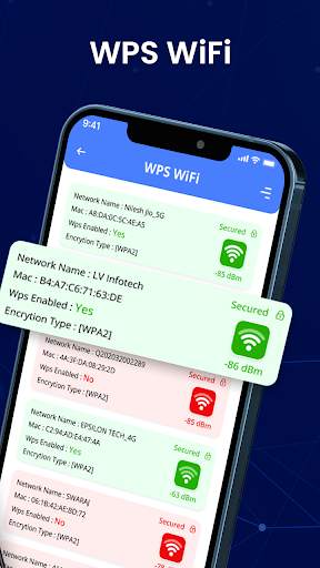 WPS WiFi Connect - WPA Tester screenshot 2