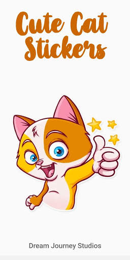 Cute & Funny Cat Sticker For WhatsApp - WAStickers screenshot 1