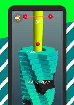 Stack Crush ball – 3d Stack Ball Fall Game screenshot 2