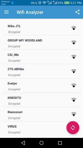 WIFI Analyzer - Scan and Analyzer Wifi Network screenshot 1