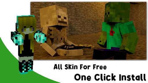 Zombie Skin Mod Minecraft PE screenshot 1