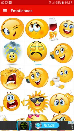 Emoticons for chat screenshot 1