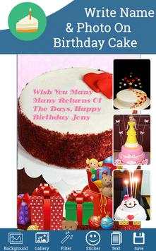 Name On Birthday Cake screenshot 3