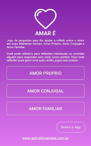 AMAR É screenshot 1