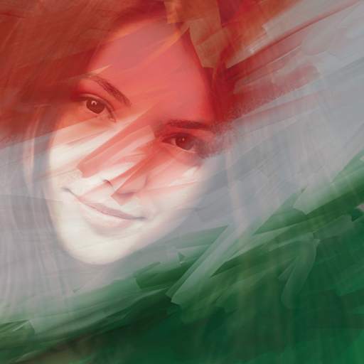 India Flag Photo DP & Name Letter Art 11 تصوير الشاشة