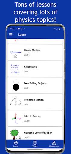 The Physics Machine: Physics Classroom and Tools screenshot 1