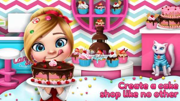 Candy Shop Decoration Games screenshot 2