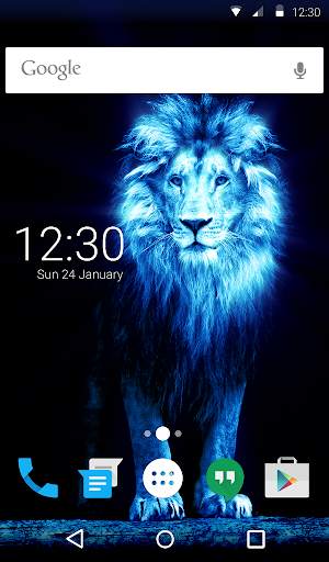 Neon Lion Animated Keyboard   Live Wallpaper screenshot 6
