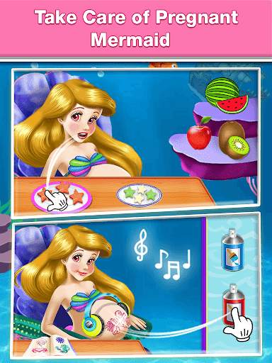 Pragnant Mermaid Care Newborn  screenshot 5