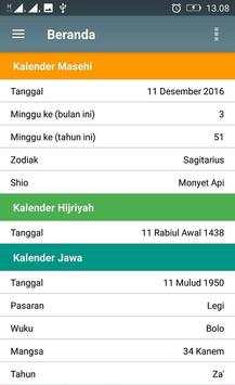 Kalender Indonesia 2017 Lite screenshot 3