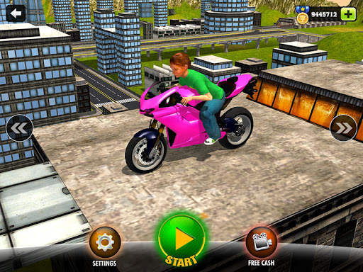 Kids MotorBike Stunt Rider 3D screenshot 7