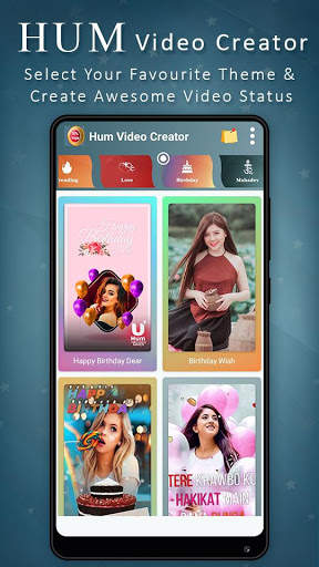 Hum : Magical Lyrical Video Status Maker & Editor screenshot 2