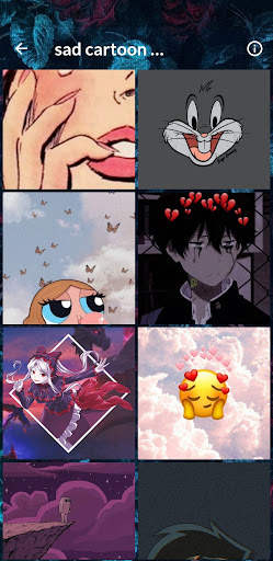 sad cartoon wallpaper screenshot 5