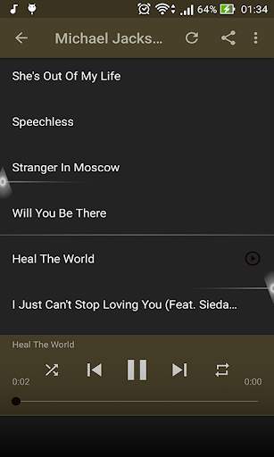 Michael Jackson all Great Hits song screenshot 7