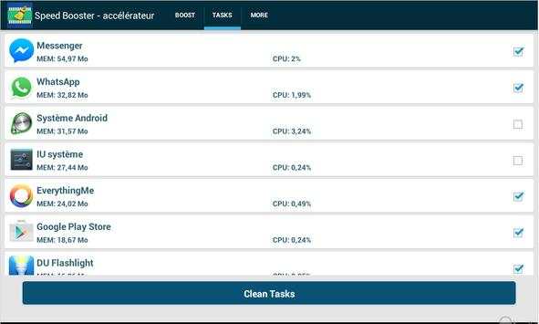 Ram Speed Booster (cach clean) screenshot 2