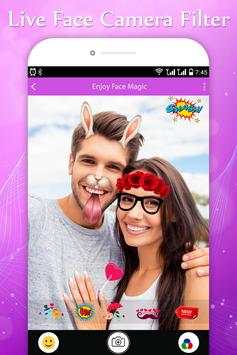 Live Face Camera Filter Face Swap Cute & Funny screenshot 3
