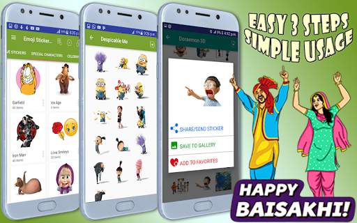 Emoticons Sticker & Emojis for Messenger screenshot 2