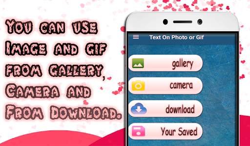 Text on Photo and Gif screenshot 1