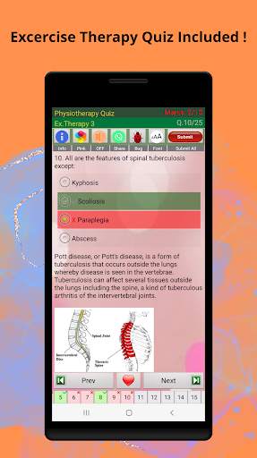 Physiotherapy Quiz screenshot 4