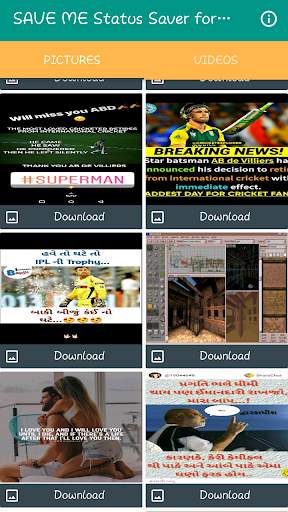 SAVE ME Status Saver for whatsapp screenshot 1