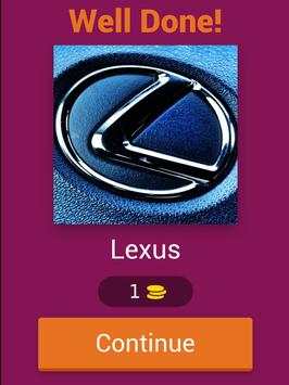 Cars Logos Quiz Hd Ultimate Edition screenshot 9