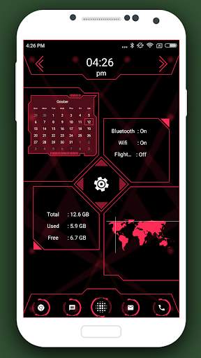 Hi-tech Unique Launcher screenshot 5