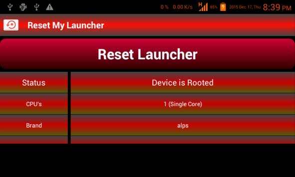 Reset My Launcher screenshot 2