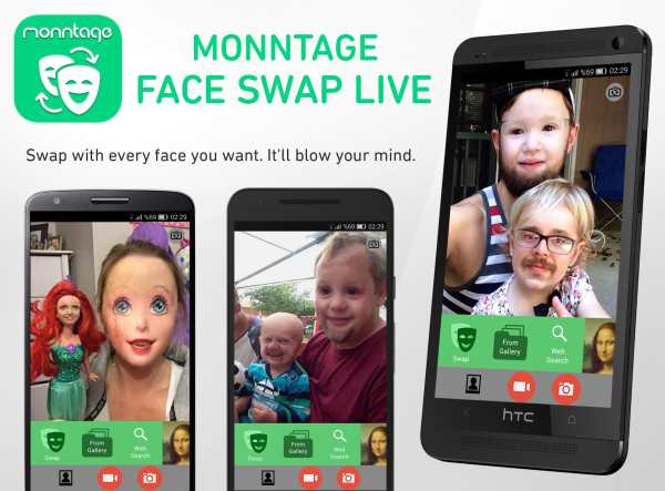 Monntage: Face Swap Live screenshot 1