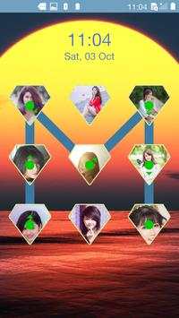 photo pattern lock screen screenshot 8