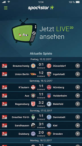 German Bundesliga Live screenshot 1