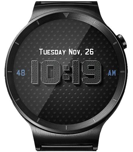 Chrome Leather HD Watch Face Widget Live Wallpaper screenshot 12