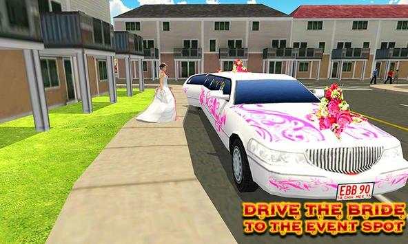 City Bridal Limo Car Simulator screenshot 1