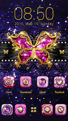 Bling Love GO Launcher Theme screenshot 4