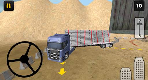 Construction Truck 3D: Prefab Transport screenshot 2