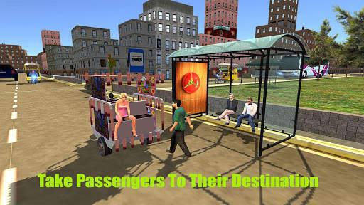 City Chingchi Rickshaw Driving screenshot 2