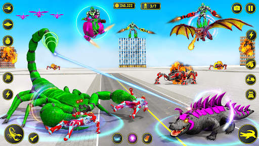 Scorpion Robot Car: Robot Game screenshot 4