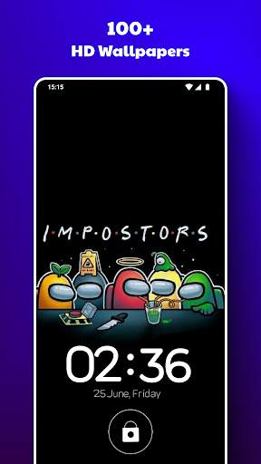 AmongLock Among Us Lock Screen 18 تصوير الشاشة