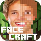 Face Craft (Face in Minecraft) logo