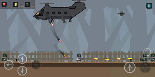 Metal Fire: Retro Action 2D Shooter Game screenshot 1