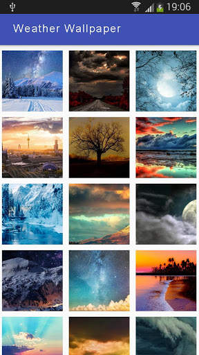 Weather Wallpapers screenshot 1