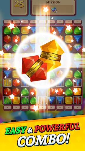 Jewels and Gems Blast: Fun Match 3 Puzzle Game screenshot 2