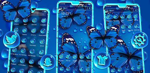 Blue Butterfly Launcher Theme screenshot 6