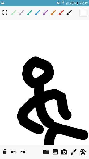 Dibujo libre y toma de fotos para colorear screenshot 1